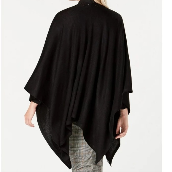 Ann Taylor Espresso Brown Wool Poncho Sweater - Picture 1 of 8